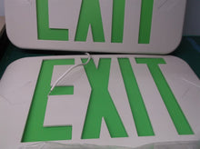 EZRXTEU2GWEM-V2 green exit sign 2 sides with mount No Box