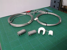 Columbia Lighting Hubbell 93062272 Adjustable Hanging Cable Light Lamp Pair