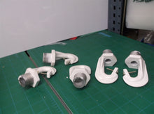 (5) HIGHBAY HIGH-BAY WHITE LIGHTING FIXTURE HOOKS 3/4" NPT THREADED