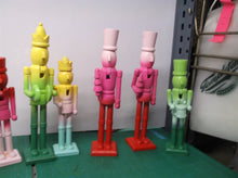 (7) Christmas Holiday 8.75" Wooden Nut Cracker Solider Lot