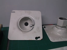 3 4 Inch Swivel Fixture Hanger with 2 holes in the plate white