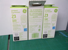 (3) GE 23-watt Spiral CFL Bulb 23 W - Spiral - White Light Color - 10000