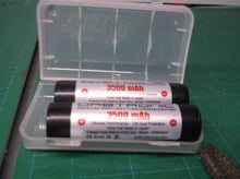 (2) 18650 3500mAh dual Protected 10A Li-ion Rechargeable 3.7V Button Top battery