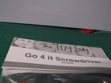 GO 4 IT Screwdriver with 2 double sided bits and pen clip