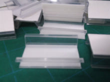 25 Sign Holders Adhesive Price Channels Front Facing Clear 2.0x1.3x0.5"