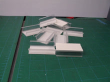 10 Sign Holders Adhesive Price Channels Front Facing Clear 2.0x1.3x0.5"