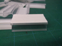 10 Sign Holders Adhesive Price Channels Front Facing Clear 2.0x1.3x0.5"