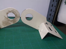 Pallet Rack Side Bolt Lugs/Brackets 1-1/8" Hole Pair 2" Peg Spacing