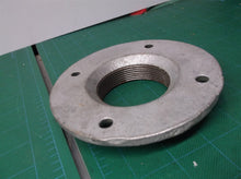 2" Malleable Iron Floor Flange Industrial Steel Grey Fits Standard 2 Inch Thread