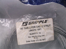 GRIPPLE CTI-1/8-10FT CATENARY CABLE STRUT SYSTEM KIT 1/8" X 10' GALVANIZED WIRE