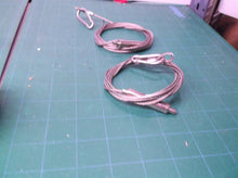 Pair 1/16" Lamp Light Fixture Hanging Wire kit 5ft