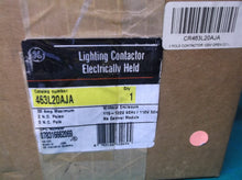 GE CR463L20AJA LIGHTING CONTACTOR ElecHeld 115-120V COIL 2 POLE 30AMP