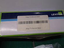 (10) LEVITON 8681 Mogul to Medium Base SOCKET ADAPTER 660W-250V