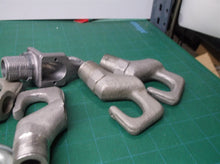 Lot of 7 galvanized fixture hanging hooks