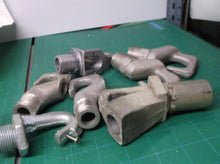 Lot of 7 galvanized fixture hanging hooks