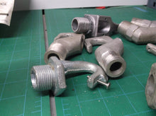 Lot of 7 galvanized fixture hanging hooks