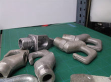 Lot of 7 galvanized fixture hanging hooks