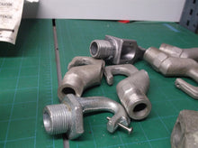 Lot of 7 galvanized fixture hanging hooks
