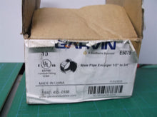 8ct. GARVIN E5075 1/2" to 3/4" Malleable Iron E35 Rigid Male Pipe Enlargers