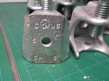 (6) 2.5 INCH METAL BEAM CLAMP TAPPED HOLE 1/2"-13