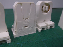 (5) HH FLUORESCENT BULB SOCKETS T8 or T12 Turn-Type Lamp Holder Medium Bi-Pin