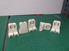 (5) HH FLUORESCENT BULB SOCKETS T8 or T12 Turn-Type Lamp Holder Medium Bi-Pin