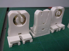 (5) HH FLUORESCENT BULB SOCKETS T8 or T12 Turn-Type Lamp Holder Medium Bi-Pin
