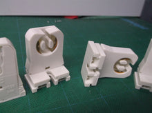 (5) HH FLUORESCENT BULB SOCKETS T8 or T12 Turn-Type Lamp Holder Medium Bi-Pin