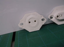 (2) LH0383 HH 2690 Bare No Springs bipin lamp holder/socket for turret assemblie
