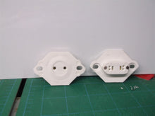 (2) LH0383 HH 2690 Bare No Springs bipin lamp holder/socket for turret assemblie