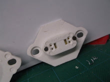 (2) LH0383 HH 2690 Bare No Springs bipin lamp holder/socket for turret assemblie