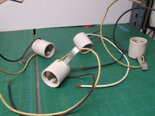 4 Gray E26 Porcelain Socket With 1 Inch Side Snap In Bracket
