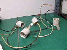 4 White E26 Porcelain Socket With 1 Inch Side Snap In Bracket