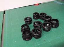 (10) Plastic NM CABLE CONNECTOR 44740 3/8" Trade Size 1/2" KNOCK OUTS