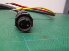 Hussmann HMD-125-01-1084-B Black 2pin round refrigeration shelf plug with thread
