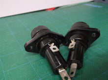 2 Panel-Mount HPF Fuse Holders: 0 to 30 A, 600V AC/DC, 1/4 in Quick Connect, Non