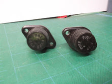 2 Panel-Mount HPF Fuse Holders: 0 to 30 A, 600V AC/DC, 1/4 in Quick Connect, Non