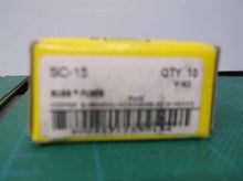 10PC/BOX SC 15 Amp, 600V, Class G, Bussmann SC-15, SC 15A