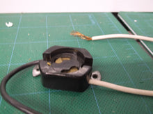 Leviton 396 w Mounting tab Black Fluorescent Starter Base Holder 9" Leads