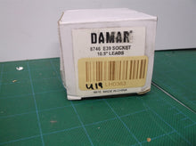 DAMAR E39 Mogul Base with Leads 4KV, up to 1,500W - 600V, Porcelain