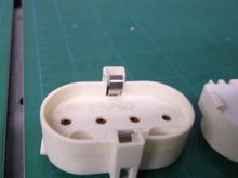 2 BJB Electric LP LH0655 (26.726.4840) 2G11 base lamp holder with two hole horiz