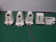 5 HH Fluorescent LH0161 tombstone socket, shunted, stationary (female) end, push