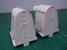 2 DM 38-28 LH0162 tombstone socket, shunted, stationary (female) end, push fit