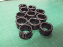 10 7/8" HEYCO SB-875-11 2126 SNAP BUSHING BLACK NYLON PLASTIC CABLE PROTECTOR