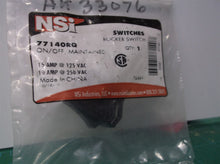 NSI 77140RQ Rocker Switch 15/10 A 125/250 VAC SPST Contact