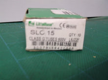 10 ORIGINAL Littelfuse SLC-15 SLC15 SLC 15A 600Vac Time-Delay Fuse