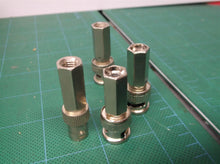 3 BNC Male 1 Female Twist-on Coax Coaxial RG59 Connector for CCTV Security Camer