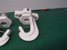 2 HIGHBAY WHITE LIGHTING FIXTURE HOOKS W Wing Nuts