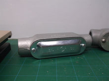 2 sci steel conduit body 1/2 4.5 74cc & E30640 straight missing screw