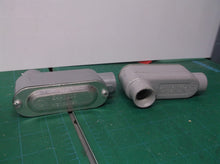 2 1/2 4.3 cu.in. L Conduit bodies 1 Aluminum, 1 PVC